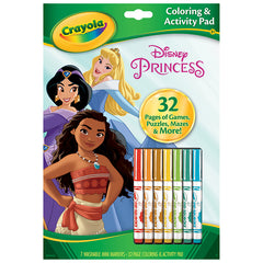 Coloring & Activity Pad with Markers, Disney Princess