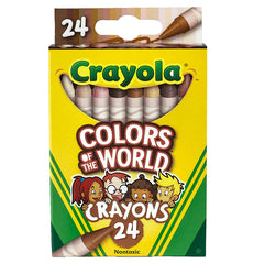 Colors of the World Crayons, 24 Colors