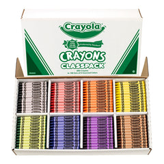 Crayon Classpack®, Regular Size, 8 Colors, Pack of 800