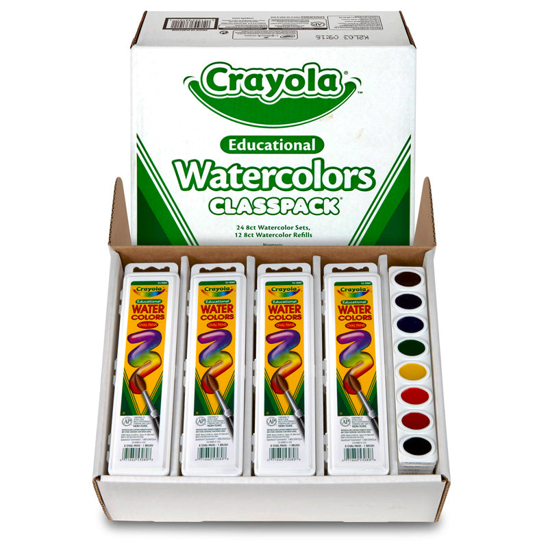 Watercolors Classpack, 36 Count