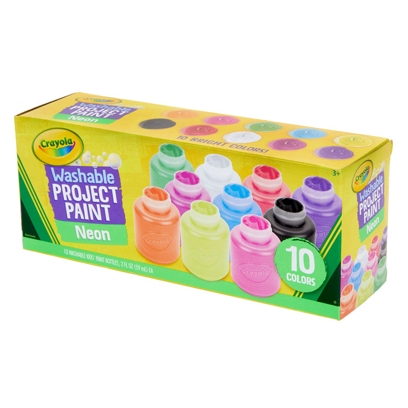 Neon Paint Set, 2oz., Set of 10