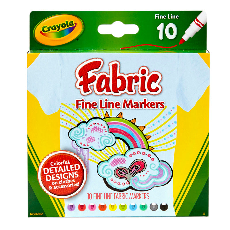 Fabric Markers, Fine Line, 10 Count