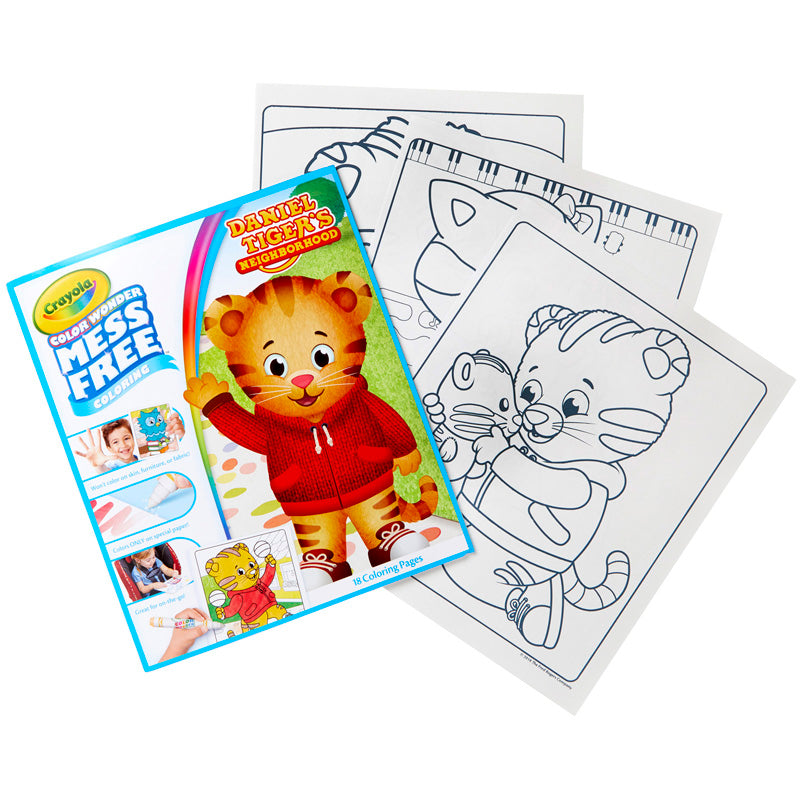 Color Wonder Mess Free Refill Book, Daniel Tiger's Neighborhood