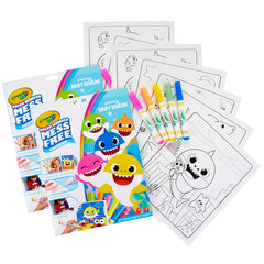 Color Wonder Mess Free Coloring Pad & Markers, Baby Shark, 2 Sets