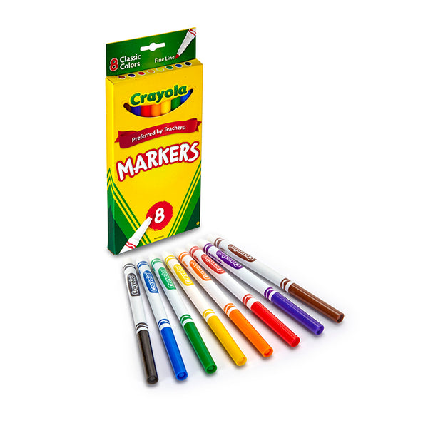 Original Formula Markers, Fine Tip, 8 Classic Colors