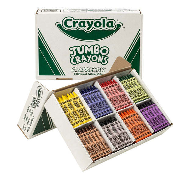 Crayon Classpack®, Jumbo Size, 8 Colors, 200 Count