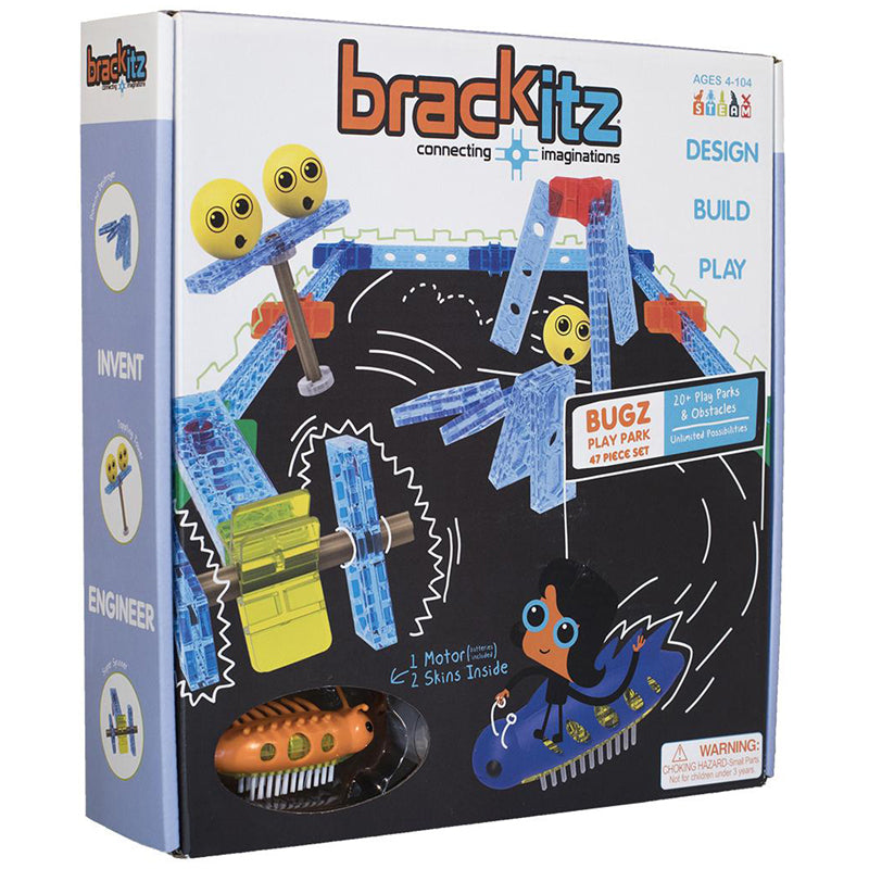 Brackitz Bugz Playpark 47 Piece Building Toy Set