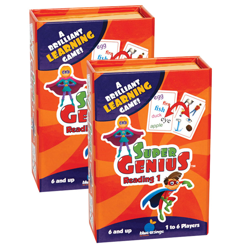 Super Genius™ Reading 1 Game, Pack of 2