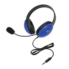 Listening First™ Headsets with Single 3.5mm plugs, Blue