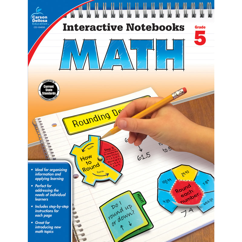 Interactive Notebooks: Math Resource Book, Grade 5