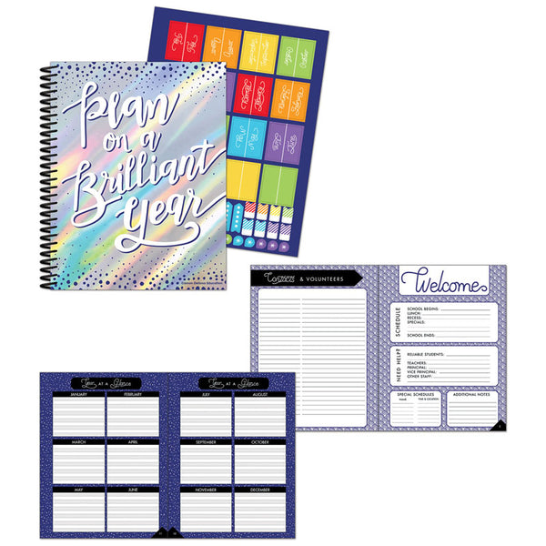 Plan on a Brilliant Year Teacher Plan Book, Grade PK-12, Paperback