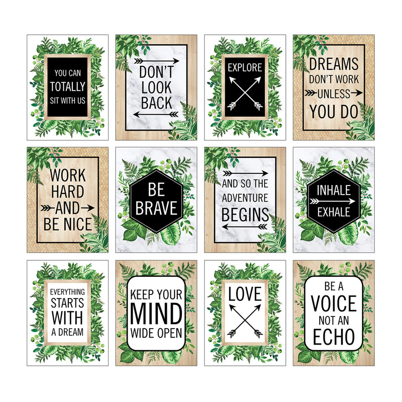 Simply Boho Mini Posters, Set of 12