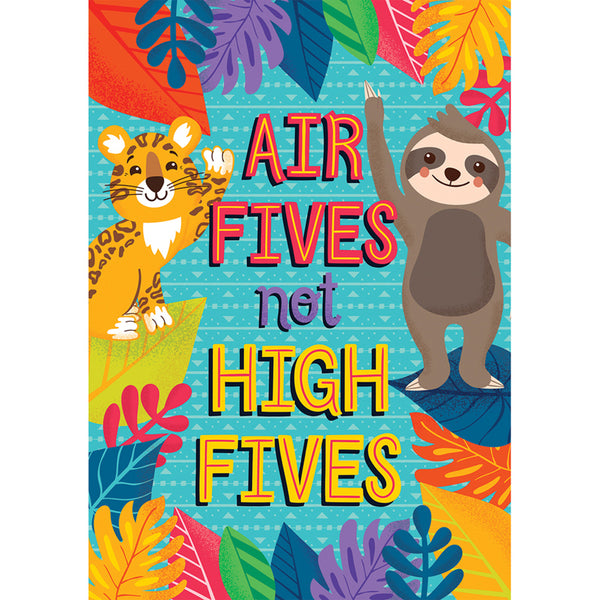 One World Air Fives Not High Fives Poster