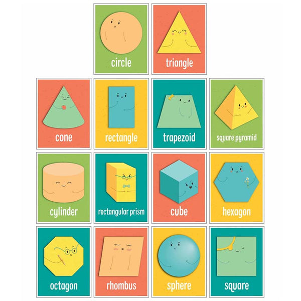 Shapes Mini Posters, Set of 14