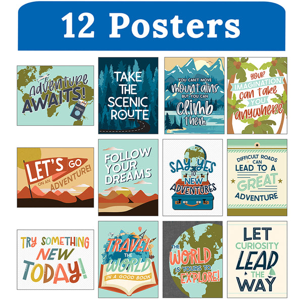 Mini Posters: Let's Explore Poster Set