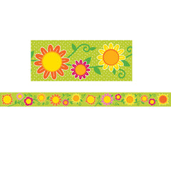 Sunshine & Flowers Straight Border, 36 Feet