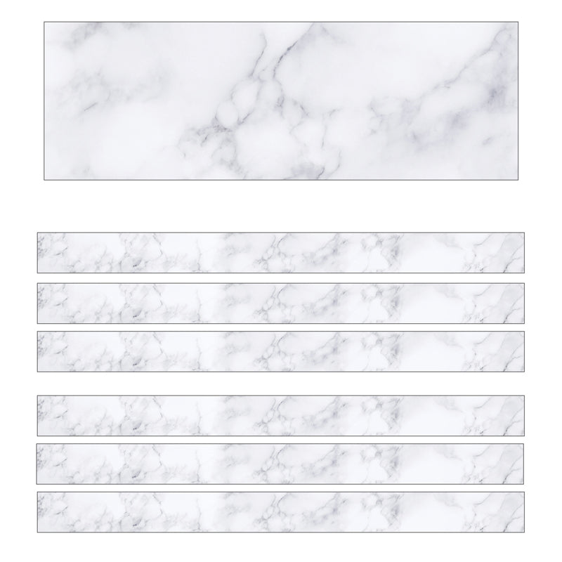 Simply Boho Marble Straight Borders, 36 Feet Per Pack, 6 Packs