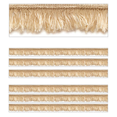 Simply Boho Fringe Straight Borders, 36 Feet Per Pack, 6 Packs