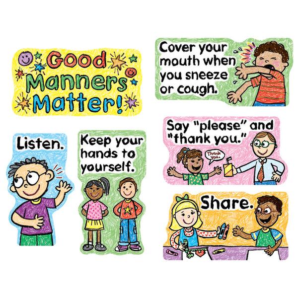 Good Manners Matter Mini Bulletin Board Set