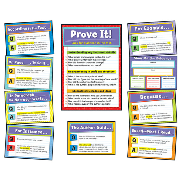 Evidence-Based Reading and Writing Bulletin Board Set