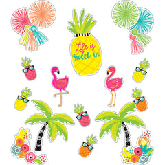 Simply Stylish Tropical Life Is Sweet Bulletin Board Set, 25 Pieces