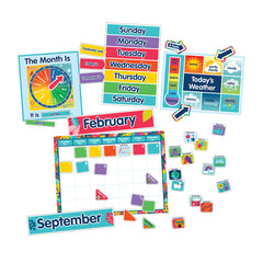 One World Calendar Bulletin Board Set, 134 Pieces