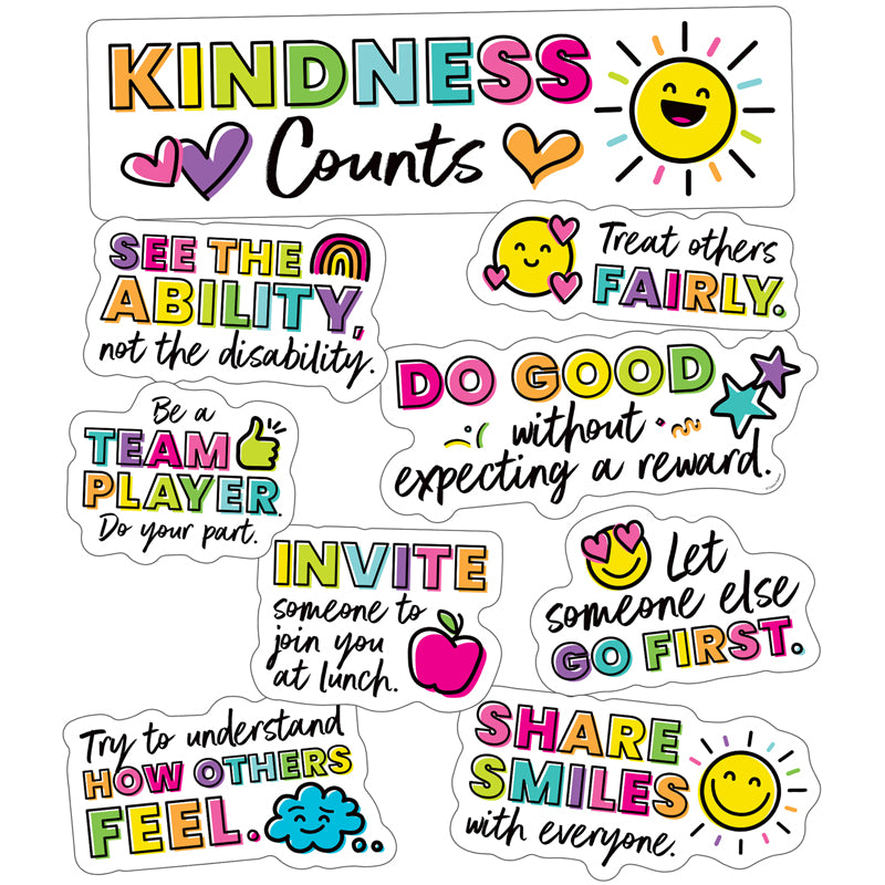 Kind Vibes Kindness Counts Mini Bulletin Board Set