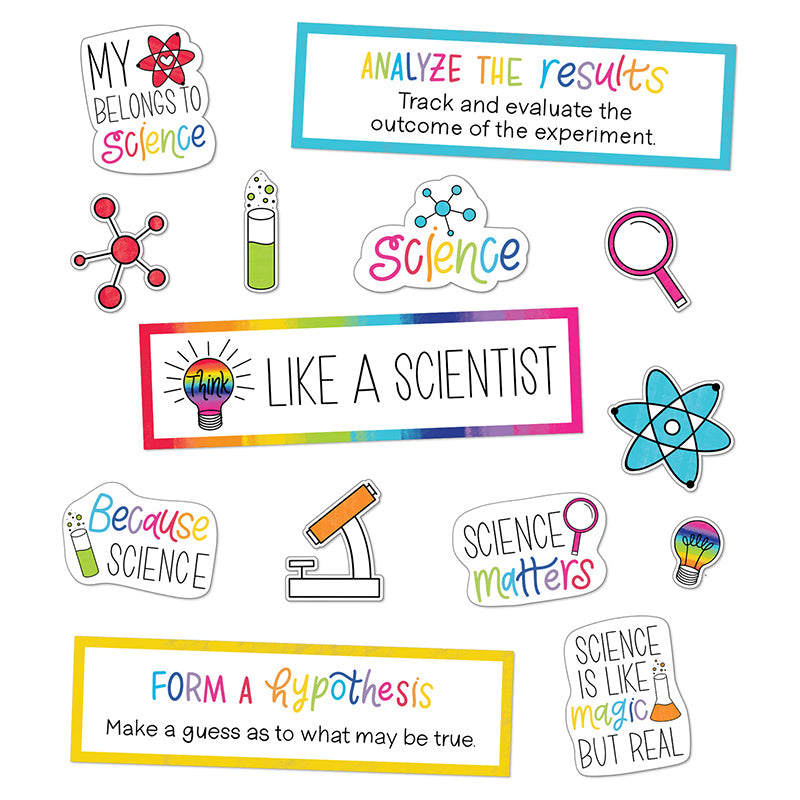 Light Bulb Moments Think Like a Scientist Mini Bulletin Board Set