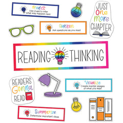 Light Bulb Moments Reading Is Thinking Mini Bulletin Board Set