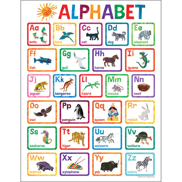 World of Eric Carle™ Alphabet Chart