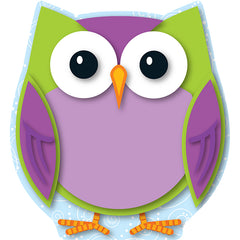 Colorful Owl Mini Cut-Outs, Pack of 36