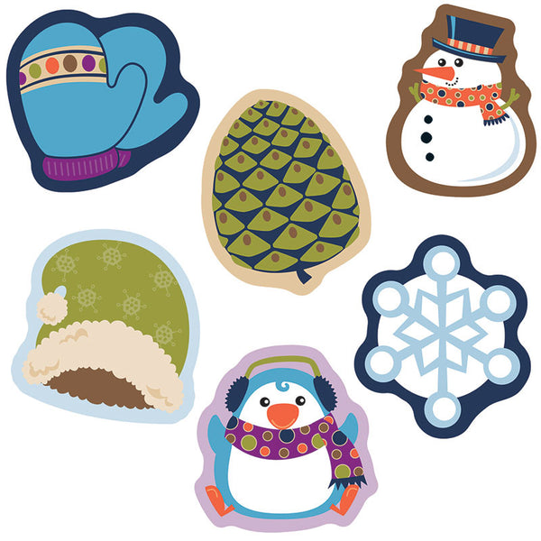 Winter Mix Mini Cut-Outs, Pack of 38