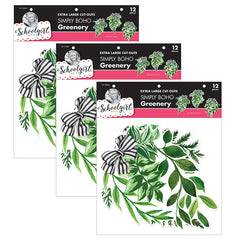 Simply Boho Greenery Cut-Outs, 12 Per Pack, 3 Packs