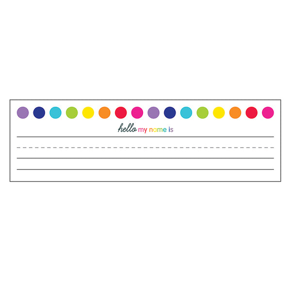 Just Teach Nameplates, 9.5" x 2.875", Pack of 36