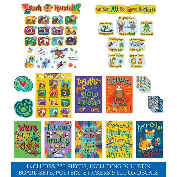 One World Safe, Smart & Healthy Classroom Collection, 226 Pieces