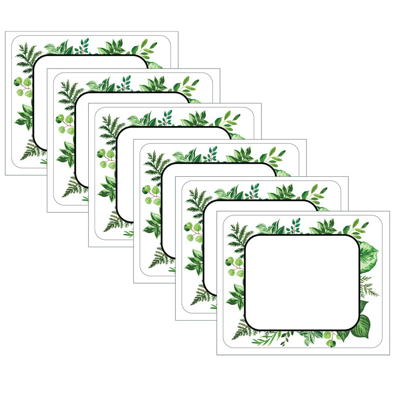 Simply Boho Leaves Name Tags, 40 Per Pack, 6 Packs