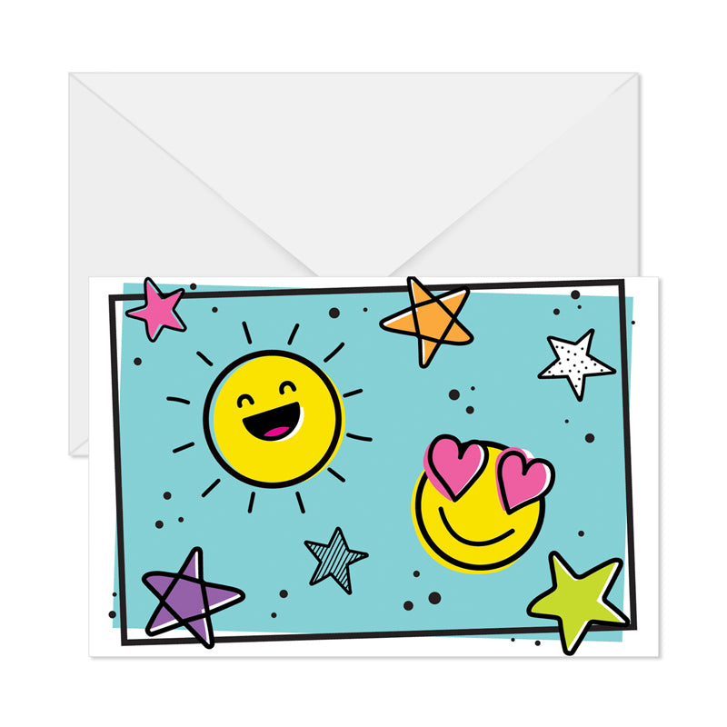 Kind Vibes Note Cards with Envelopes, Pack of 10