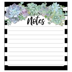 Succulents Notepad, 5.75" x 6.25", 50 Sheets