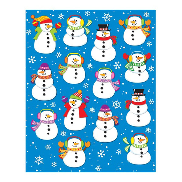 Snowmen Shape Stickers, 84 Stickers