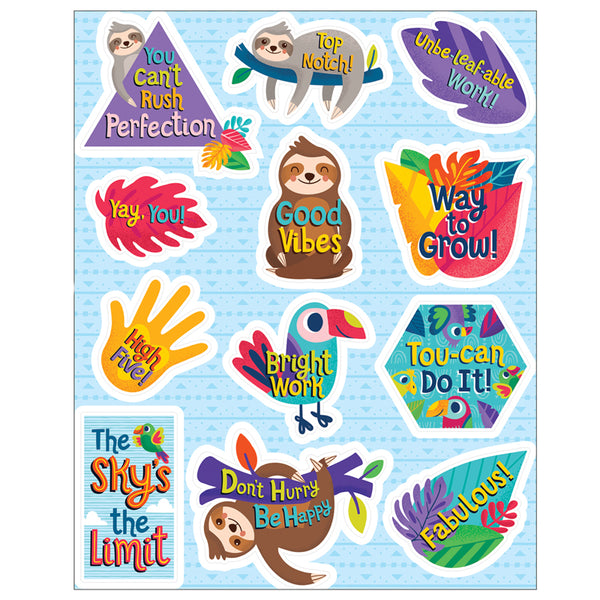 One World Motivators Motivational Stickers, 72 Pieces