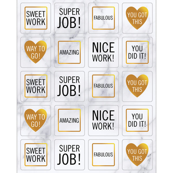 Simply Boho Motivators Shape Stickers, Pack of 120