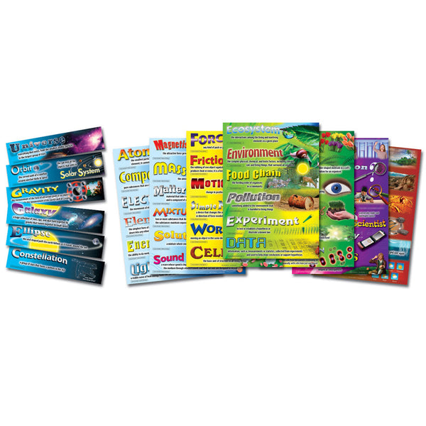 Science Vocabulary Bulletin Board Set