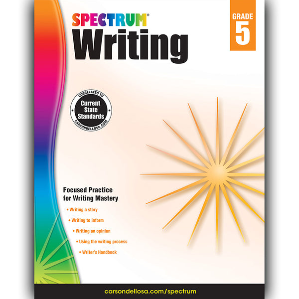 Writing Workbook, Grade 5, Paperback