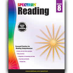 Reading Workbook, Grade 8, Paperback