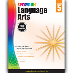 Language Arts Workbook, Grade 5, Paperback