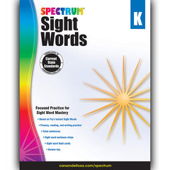 Sight Words Workbook, Grade K, Paperback