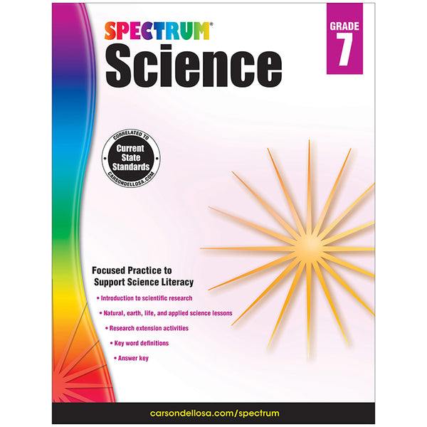 Science Workbook, Grade 7, Paperback