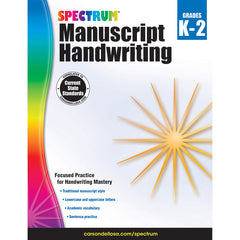 Manuscript Handwriting Workbook, Grade K-2, Paperback