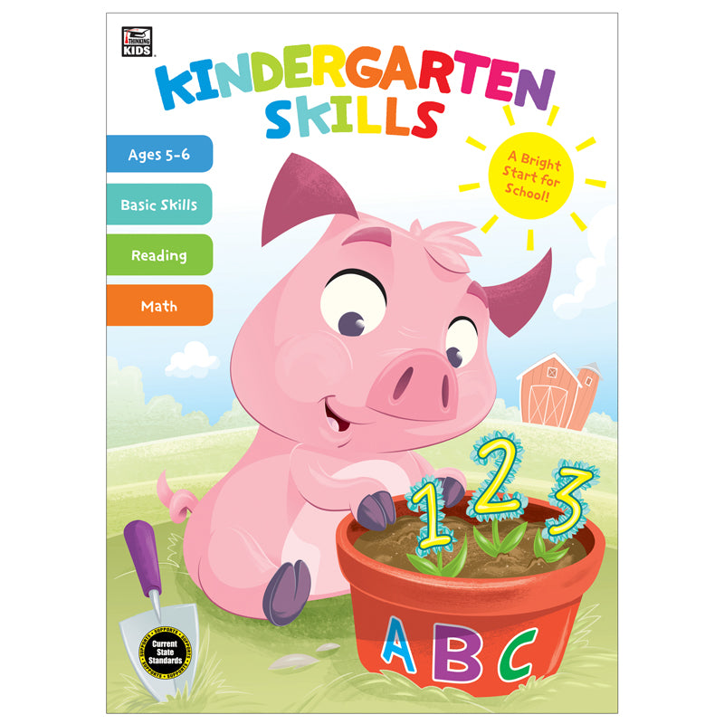 Kindergarten Skills Workbook, Grade K