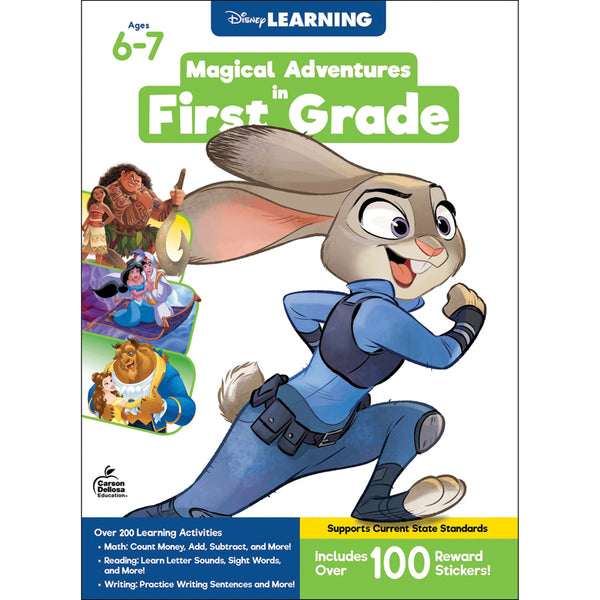 Magical Adventures in First Grade Workbook, Grade 1, Paperback